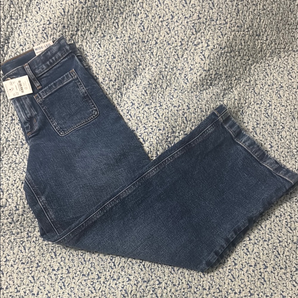 J. Crew Kids Wide-Leg Blue Jeans